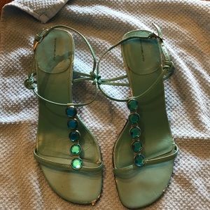 Bandolino Teal Gen Sandals